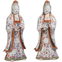 Pair of Yung Cheng Figures