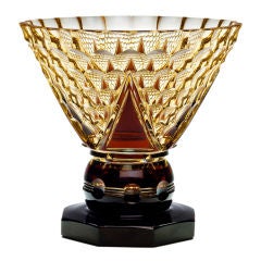 An Art Deco 'Martole' Val St Lambert Vase