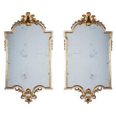 A Pair of Gilt Bronze Mirror