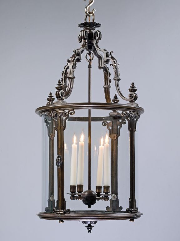 A 19th Century Bronze Lantern