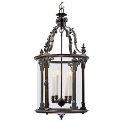 A 19th Century Bronze Lantern