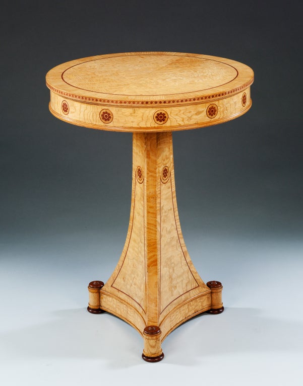 Charles X Birchwood Gueridon