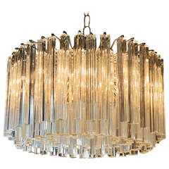 Fine Quality Venini Chandelier, Stamped on Frame