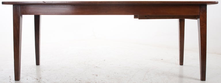 French 19th Century Walnut Farm Table 6