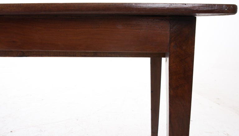 French 19th Century Walnut Farm Table 4