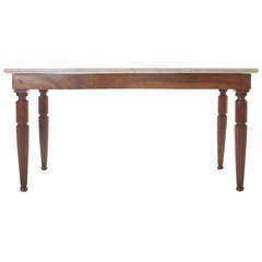 Antique French 19th Century Butcher's Presentation Table