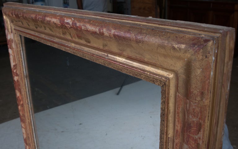 Louis Philippe French 19th Century Gold Gilt Mirror