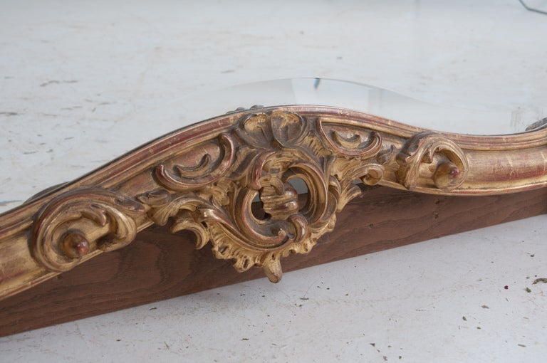 Louis XV Style Rocco Gilt Wood Mirror 2