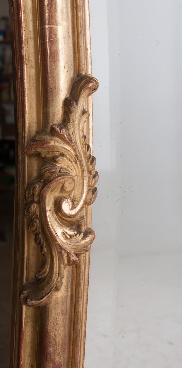 Louis XV Style Rocco Gilt Wood Mirror 4