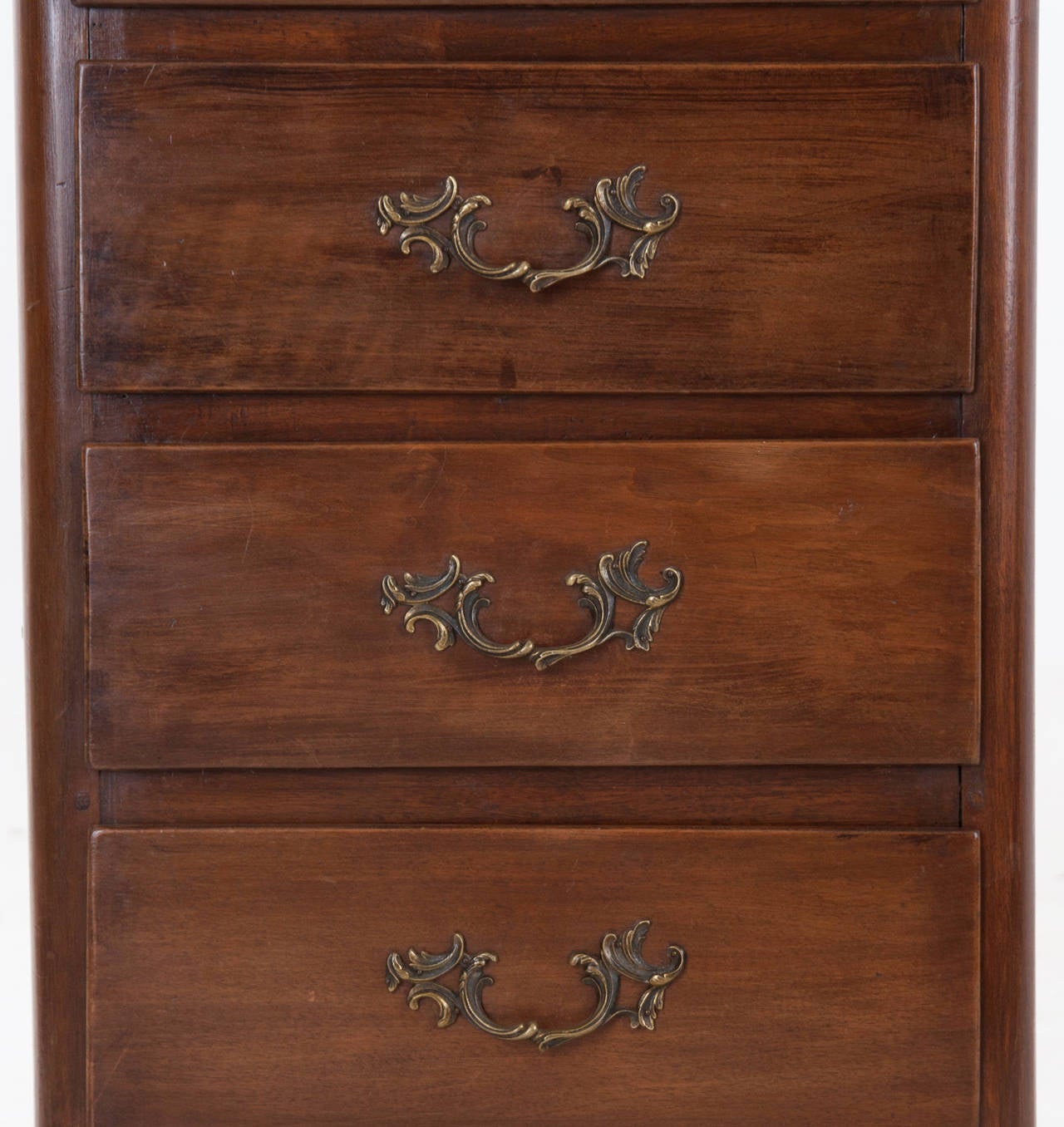 French Walnut Early 20th Century Tall Chest