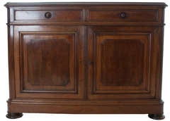 French 19th Century Louis Philippe Walnut Buffet