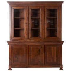 French 19th Century Louis Philippe Bookcase or Buffet
