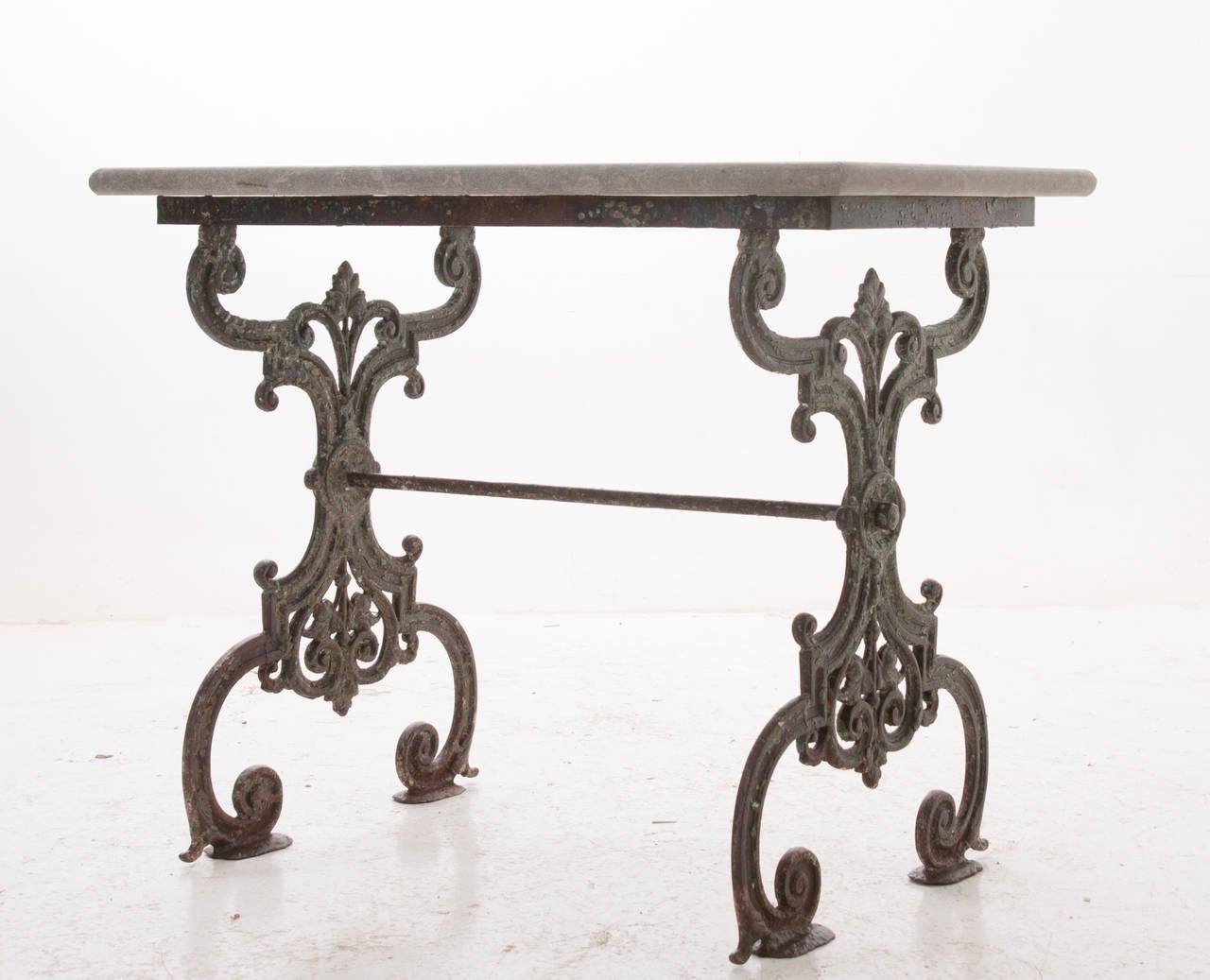 French 19th Century Cast Iron Garden Table 2