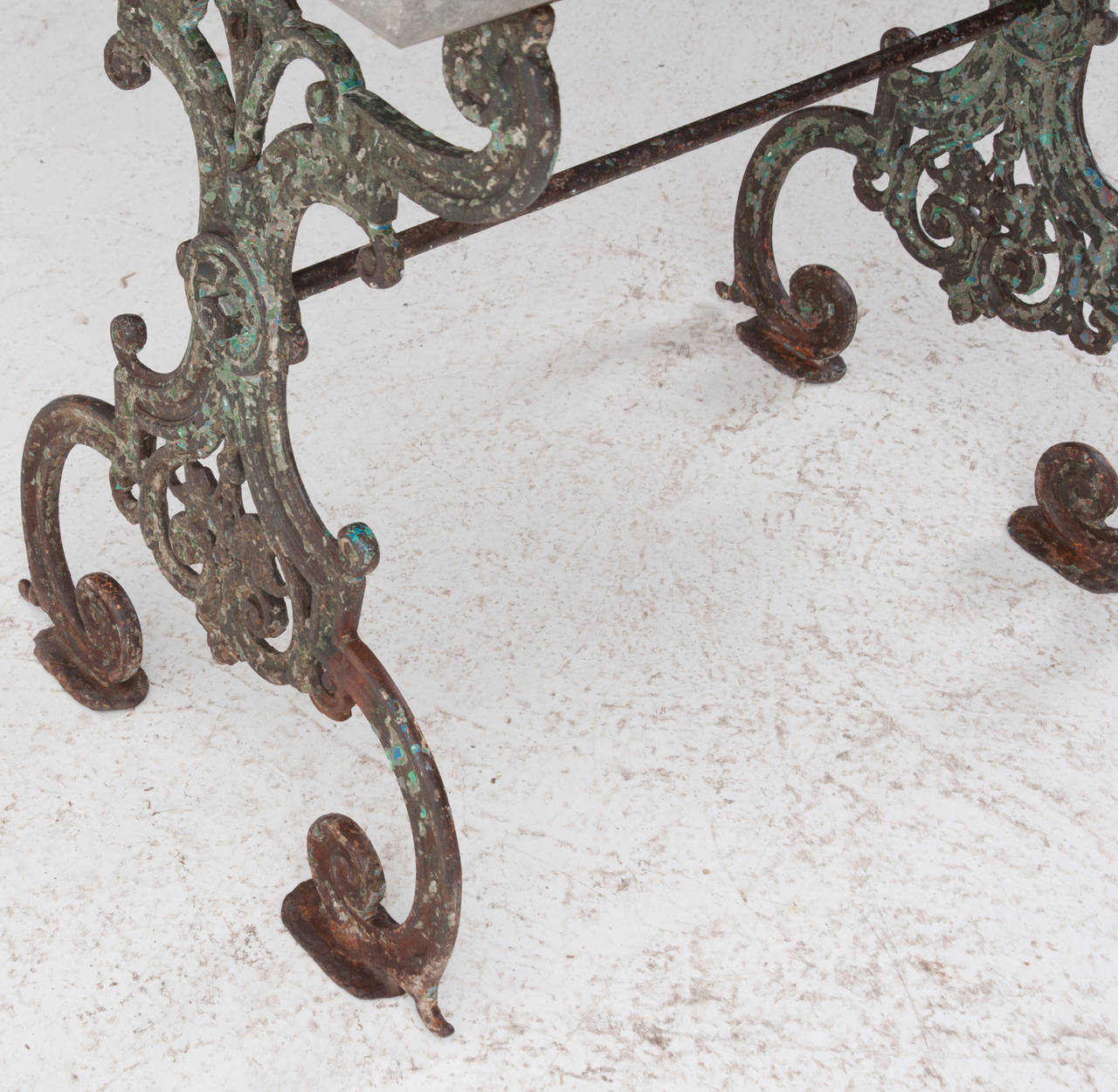 French 19th Century Cast Iron Garden Table 3