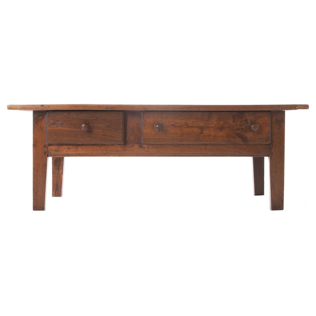 French 19th Century Chestnut Coffee Table For At 1stdibs French 19th Century Chestnut Coffee Table For