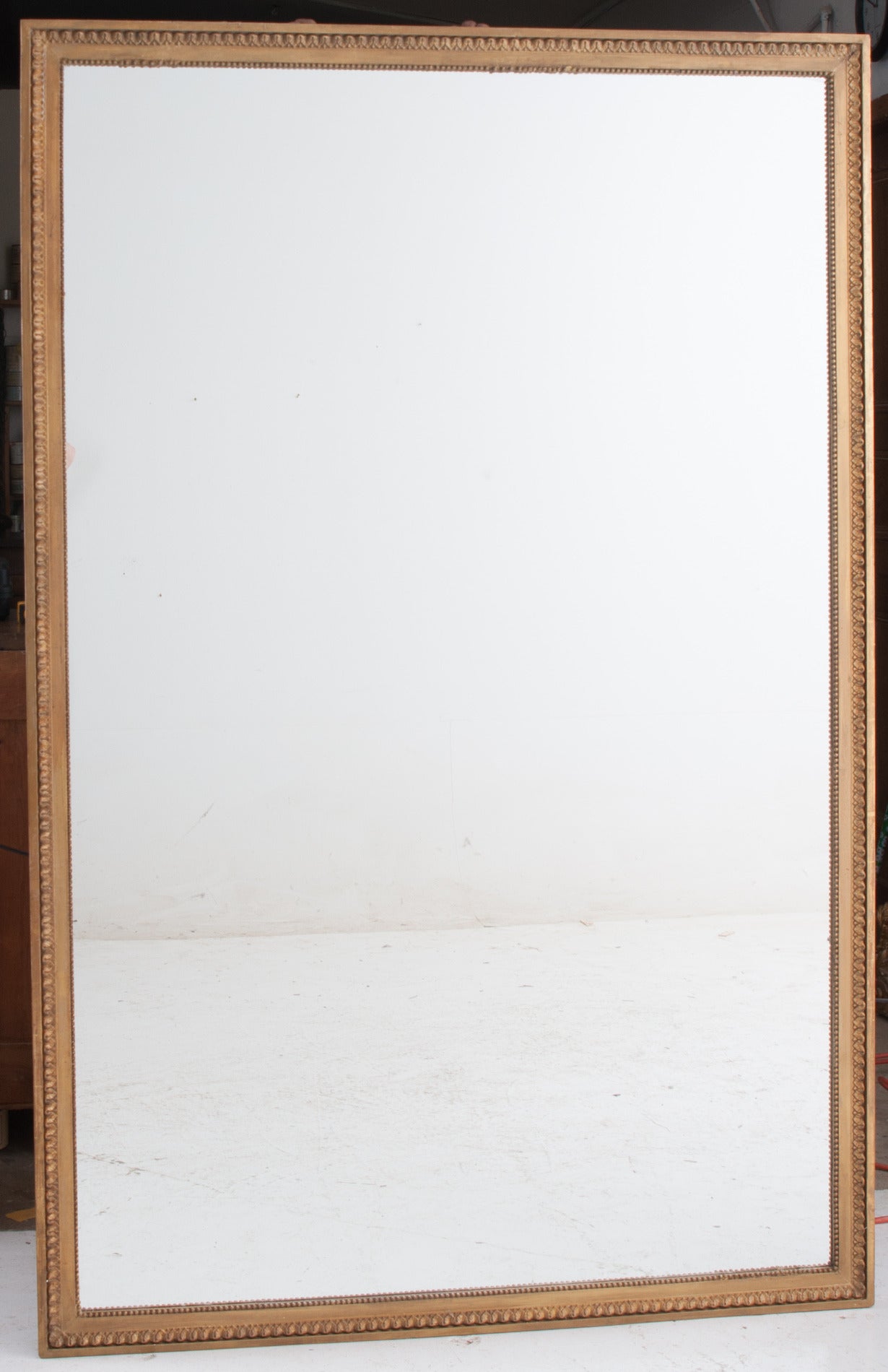 French 19th Century Painted and Gilt Mirror 1