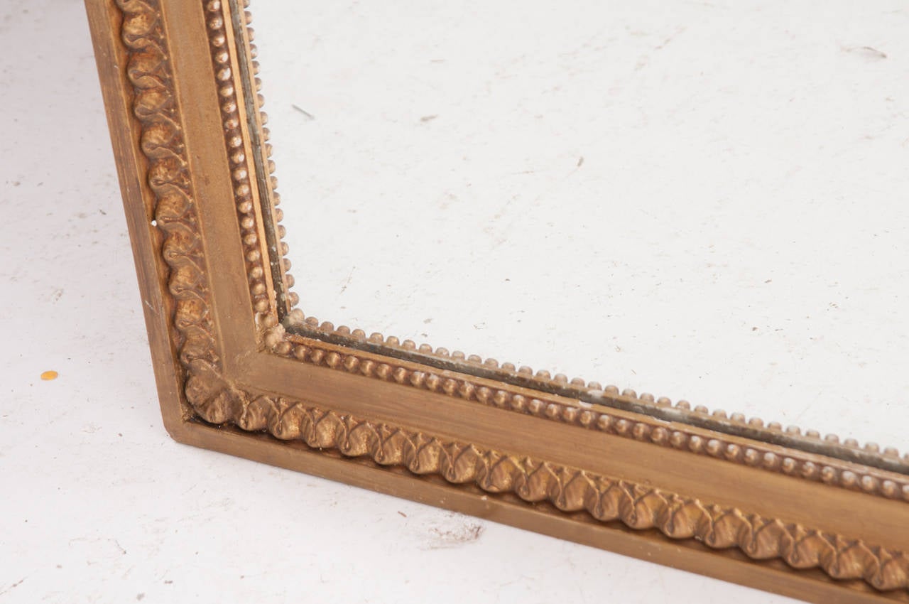French 19th Century Painted and Gilt Mirror 2