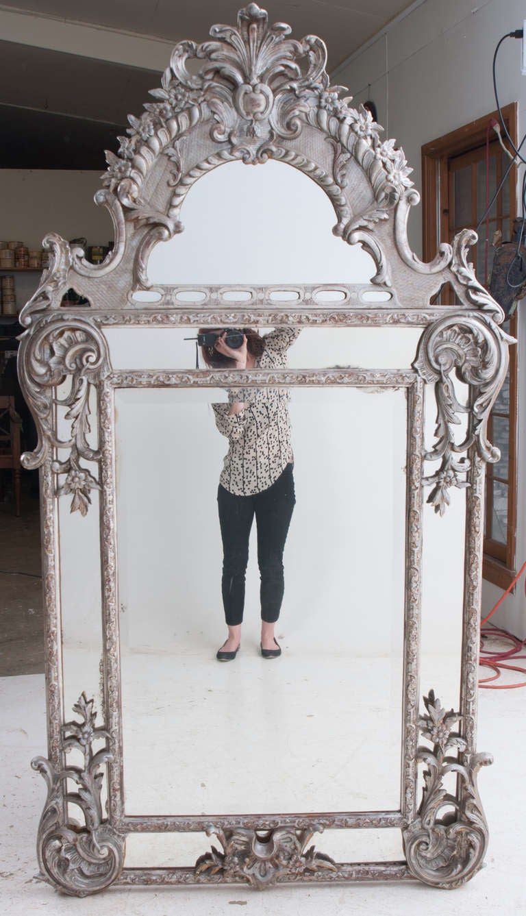 Baroque Wall Mirror french silver gilt baroque parclouse mirror for sale at 1stdibs Baroque Wall Mirror french silver gilt baroque parclouse mirror for sale at 1stdibs