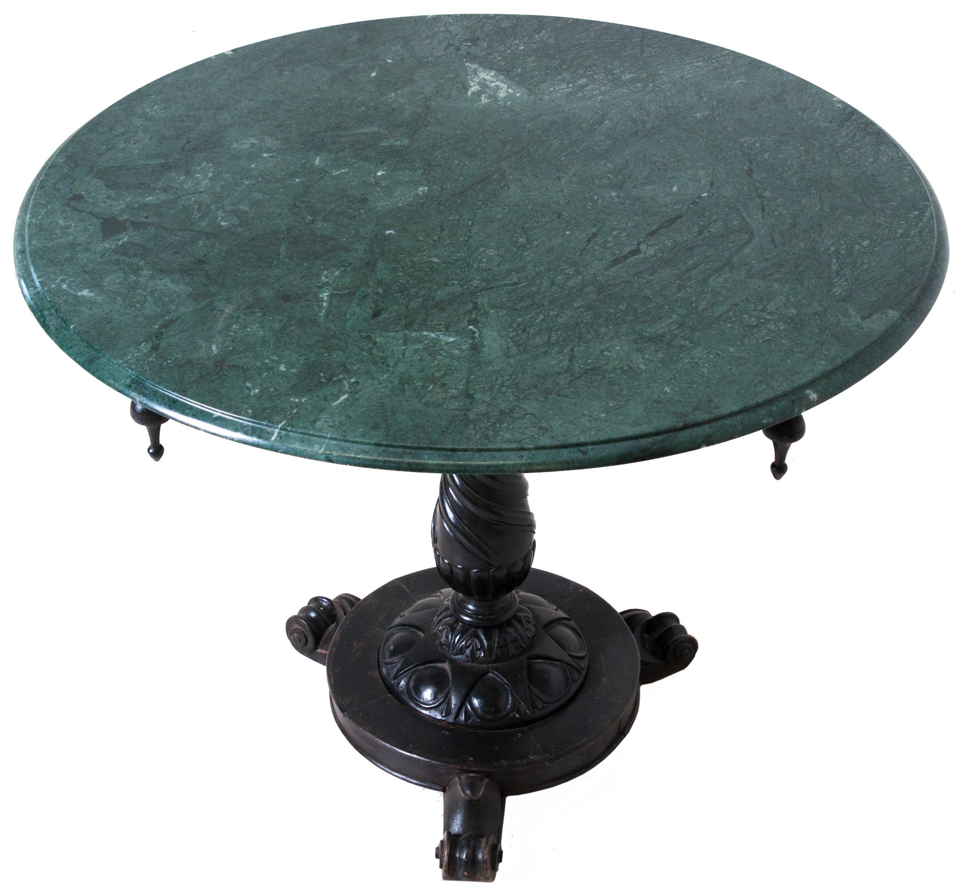 Russian 19th Century Marble Top Pedestal Table