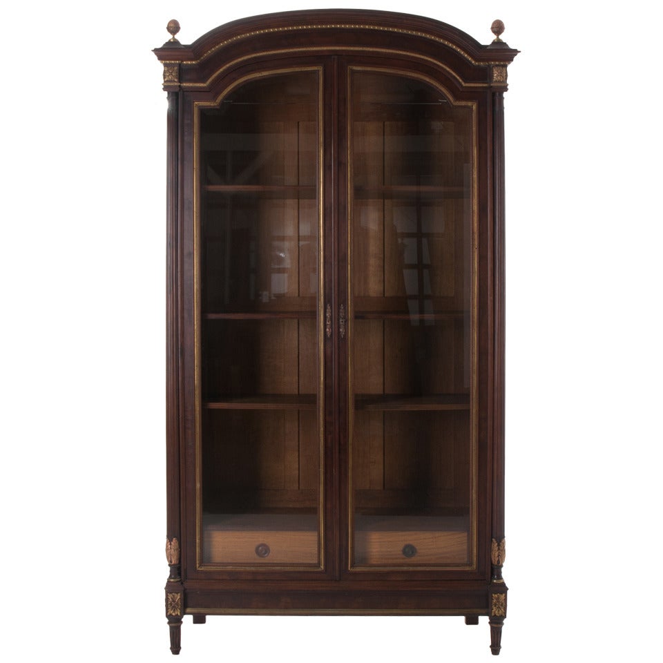 French Rosewood 19th Century Display Armoire at 1stDibs