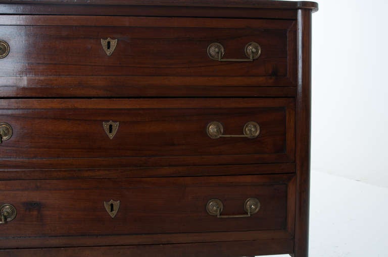 18th Century and Earlier French 18th Century Louis XVI Walnut Commode