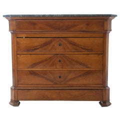 Antique French 19th Century Cherry Louis Philippe Commode 