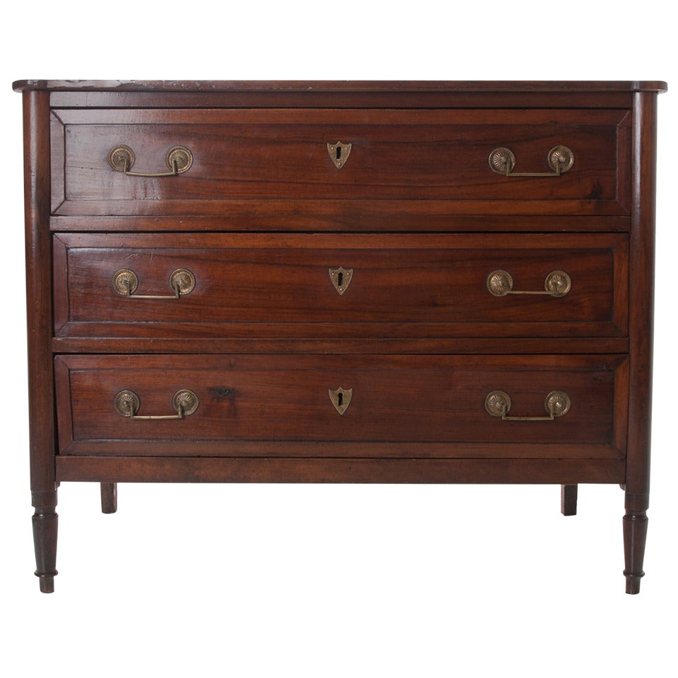 French 18th Century Louis XVI Walnut Commode