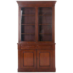 French 19th Century Louis Philippe Mahogany Bibliotheque