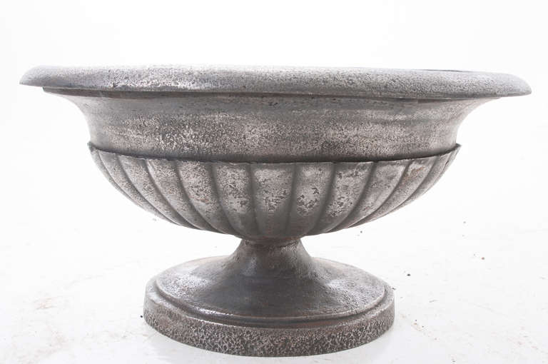 French 19th Century Charles X Polished Cast Iron Urn 3
