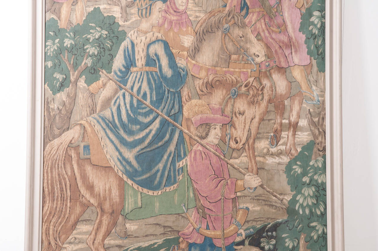 French 19th Century Painted Tapestry Cartoon at 1stDibs tapestry cartoons, cartoon tapestry