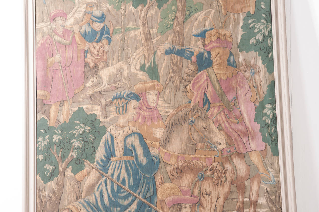 French 19th Century Painted Tapestry Cartoon at 1stDibs tapestry cartoons, cartoon tapestry