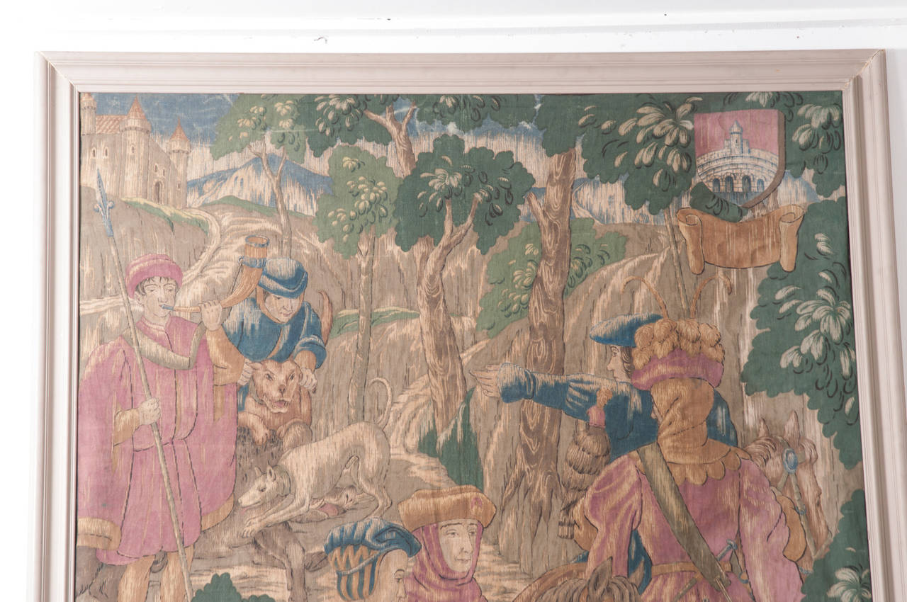 French 19th Century Painted Tapestry Cartoon at 1stDibs tapestry cartoons, cartoon tapestry