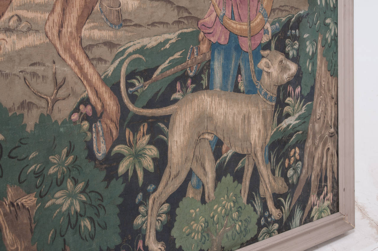 French 19th Century Painted Tapestry Cartoon at 1stDibs tapestry cartoons, cartoon tapestry