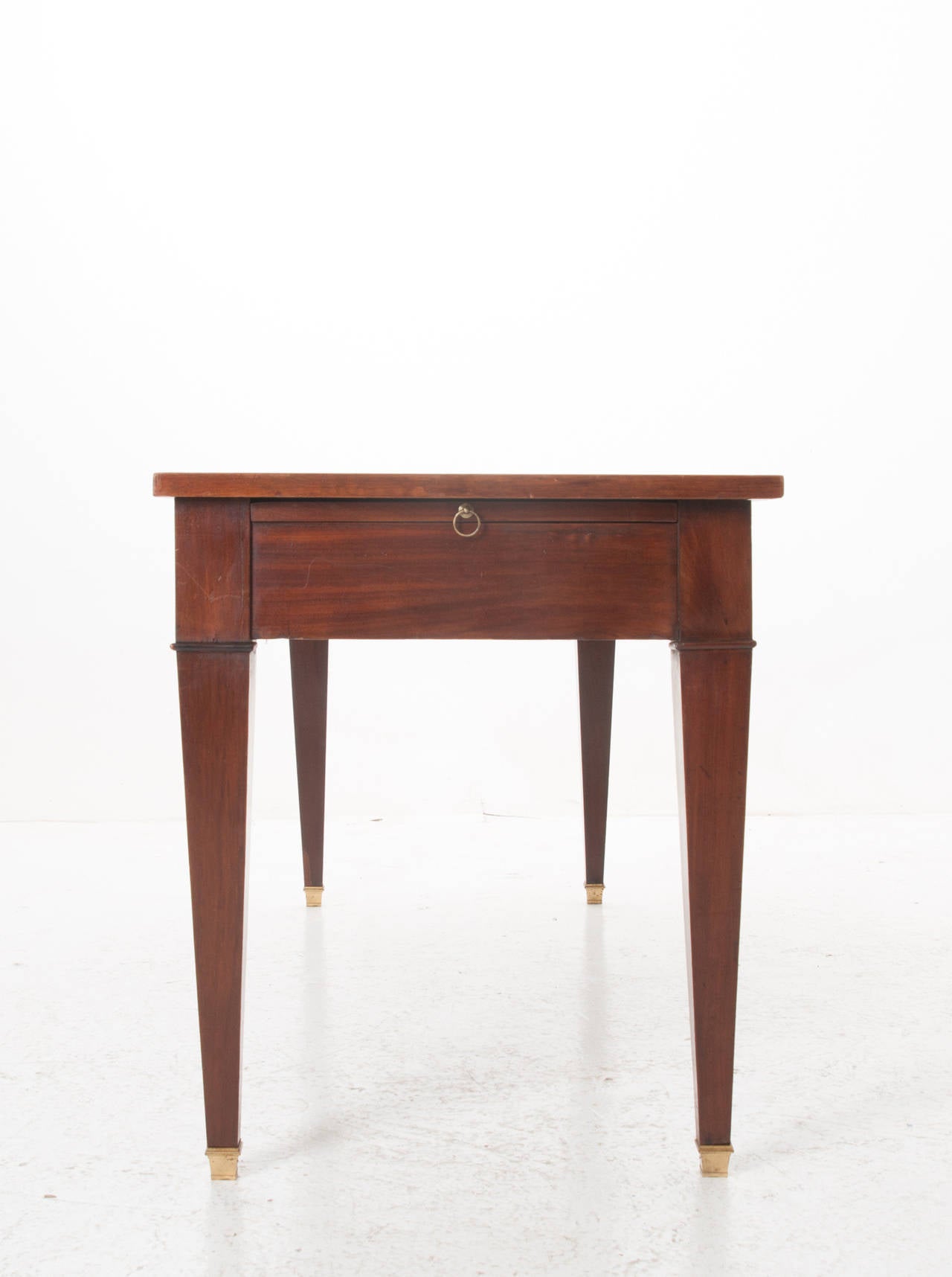 French 19th Century Directoire Style Mahogany Desk 2