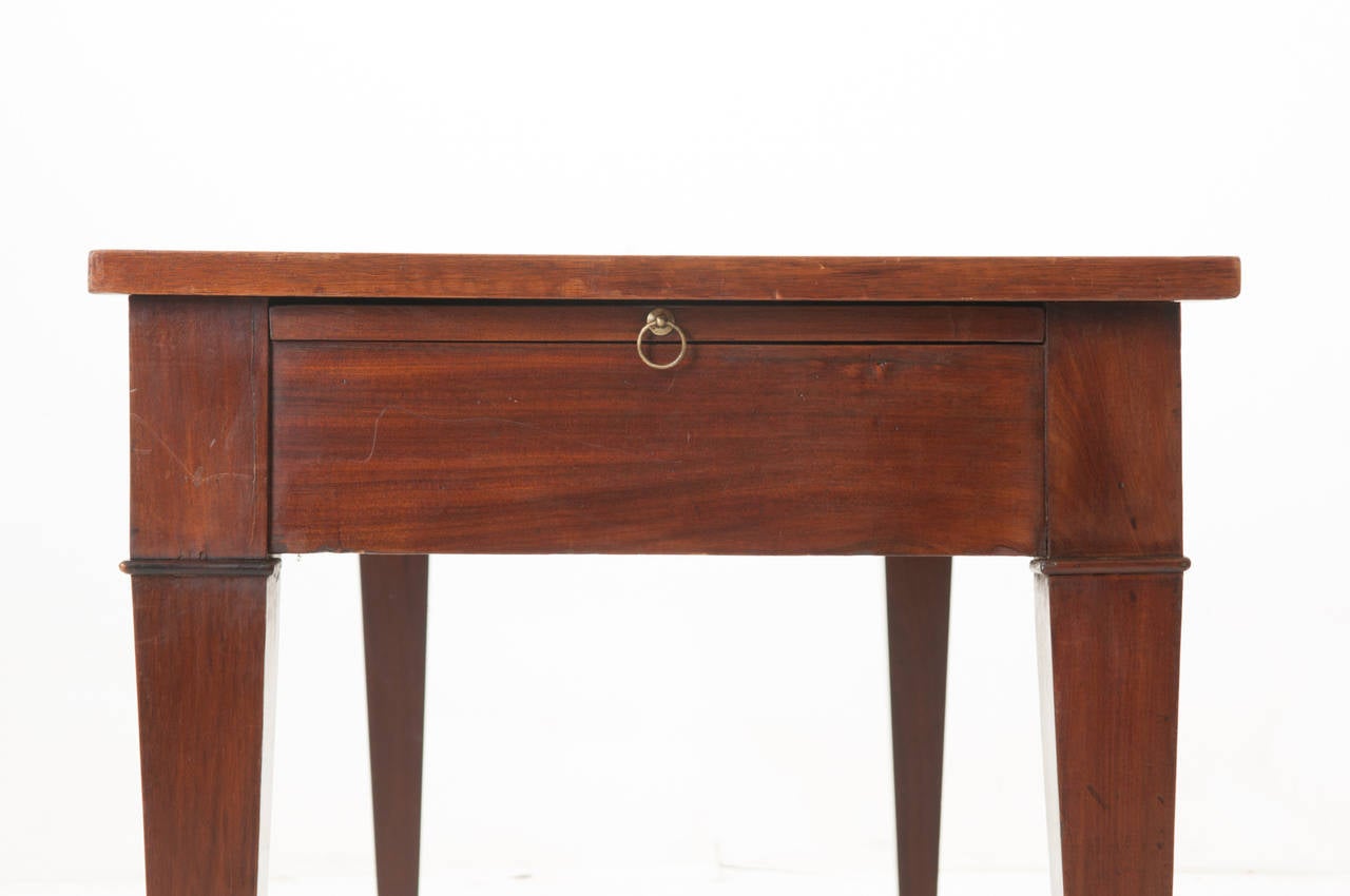 French 19th Century Directoire Style Mahogany Desk 4