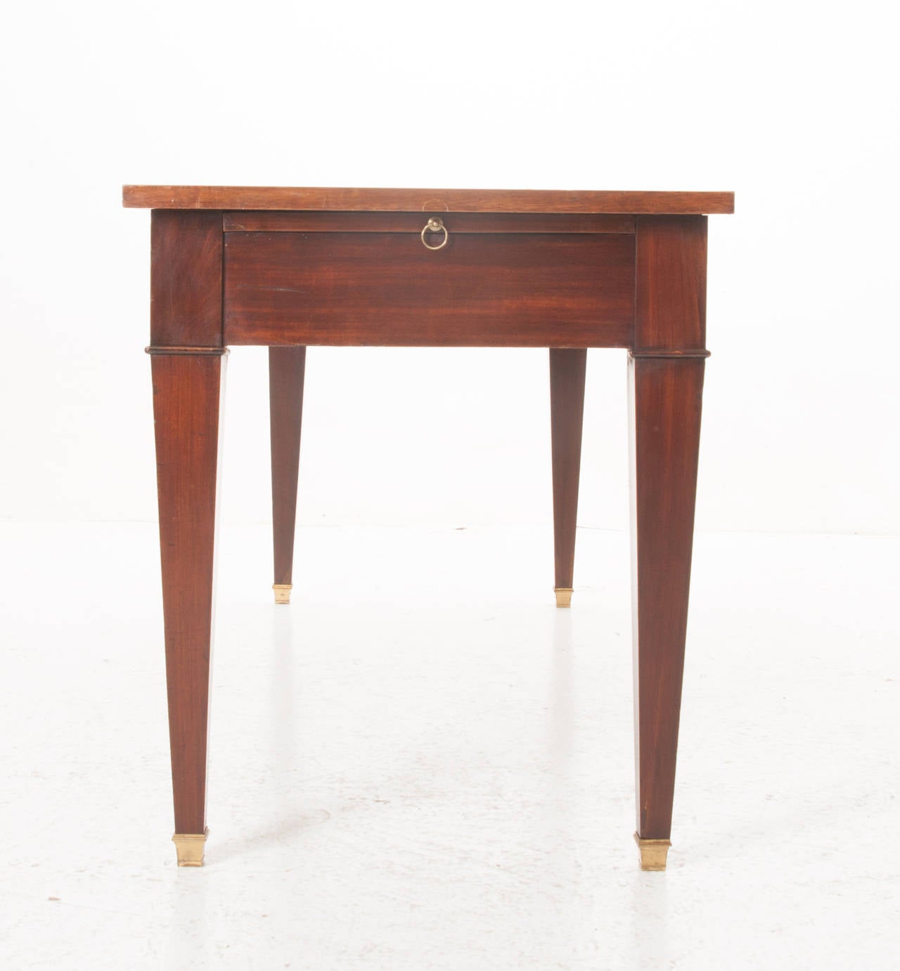 French 19th Century Directoire Style Mahogany Desk 1