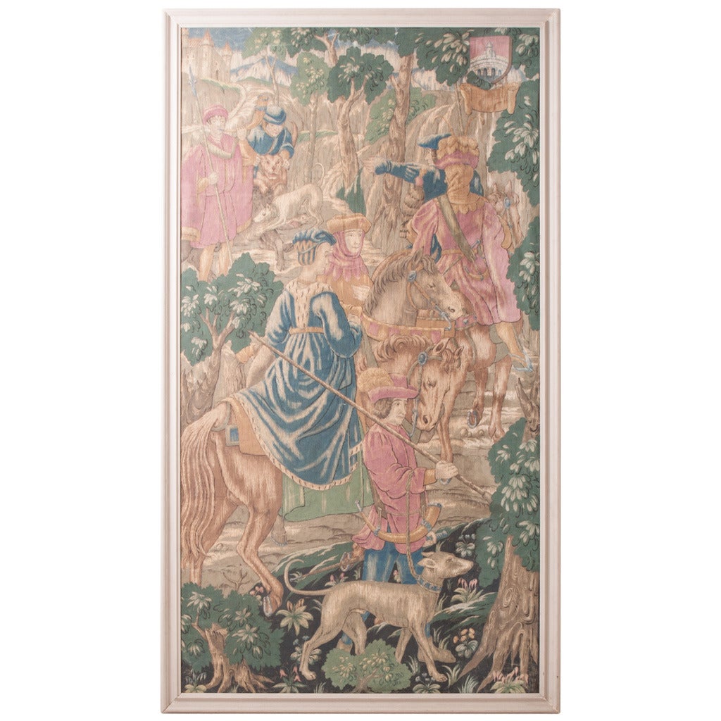 French 19th Century Painted Tapestry Cartoon at 1stDibs tapestry