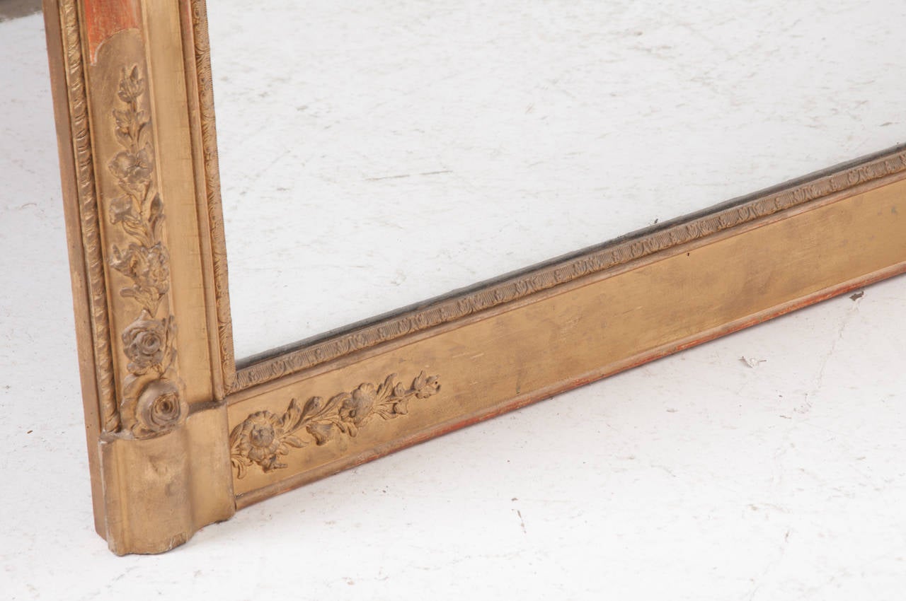 French 19th Century Louis Philippe Giltwood Mirror 4