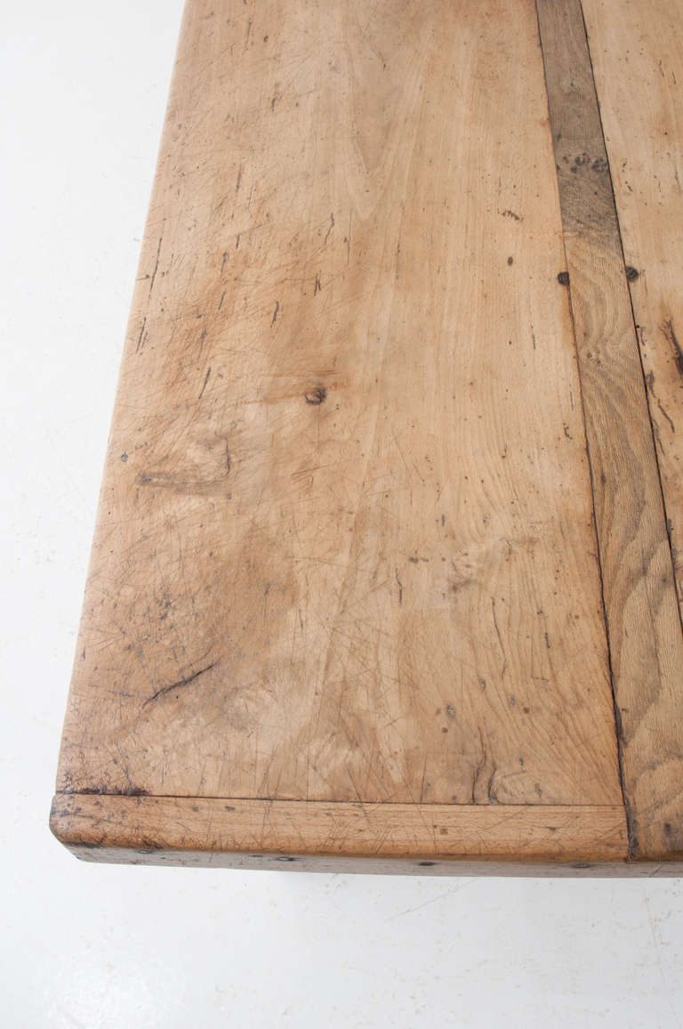 French 18th Century Breton Farm House Table with Thick Top 2