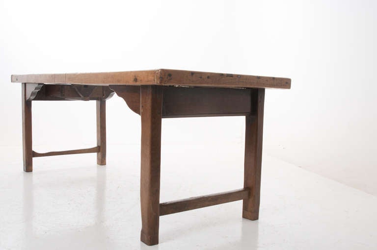 French 18th Century Breton Farm House Table with Thick Top 5