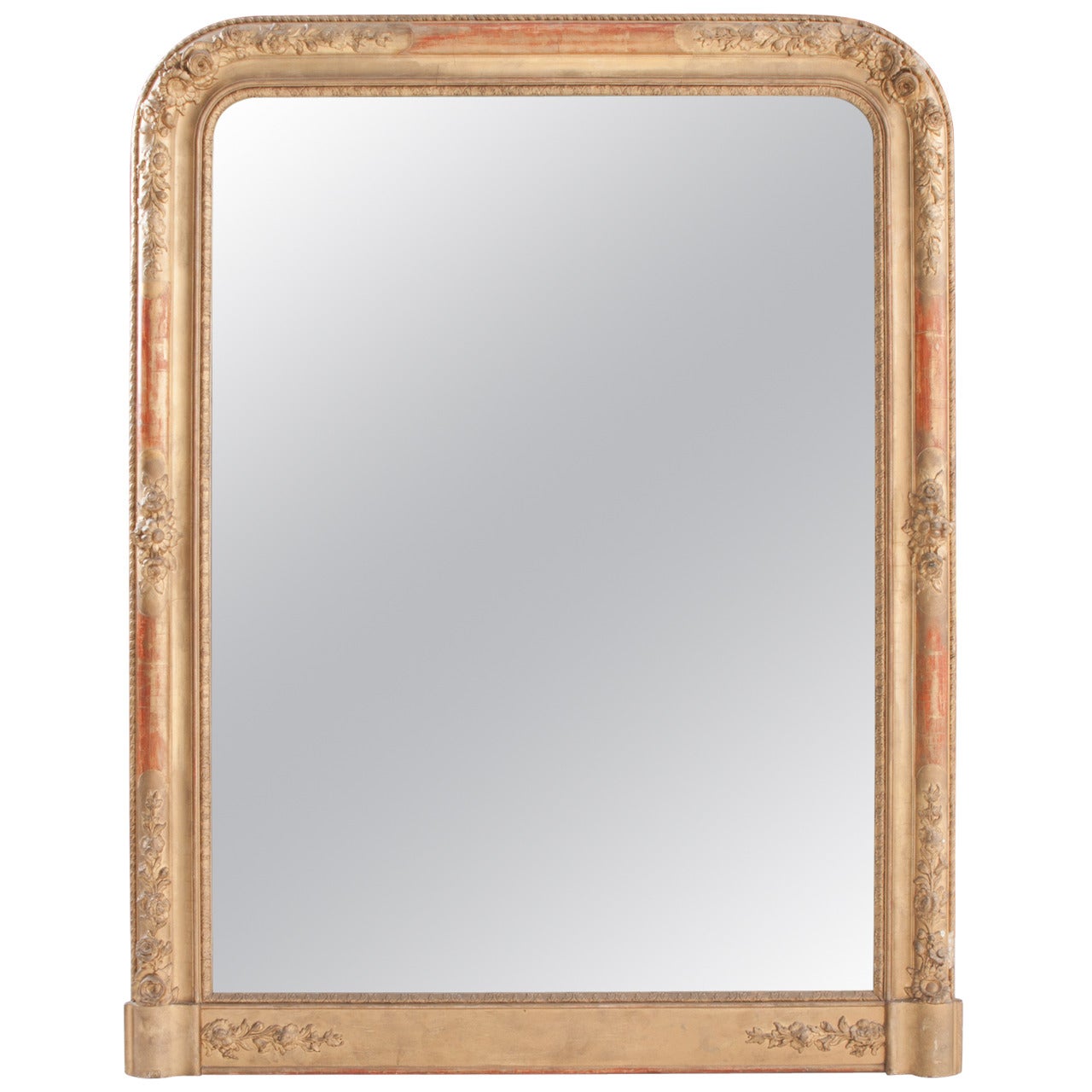French 19th Century Louis Philippe Giltwood Mirror