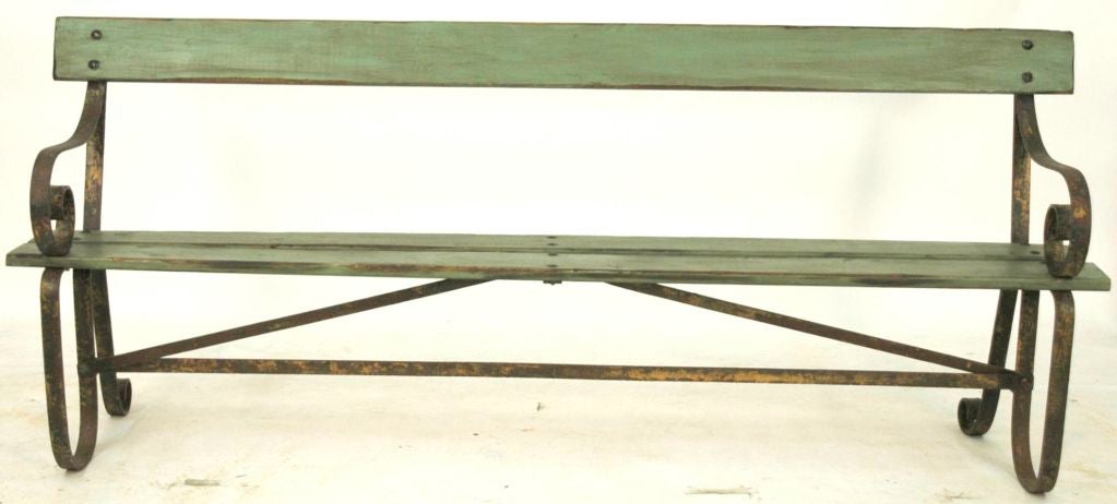 french garden bench