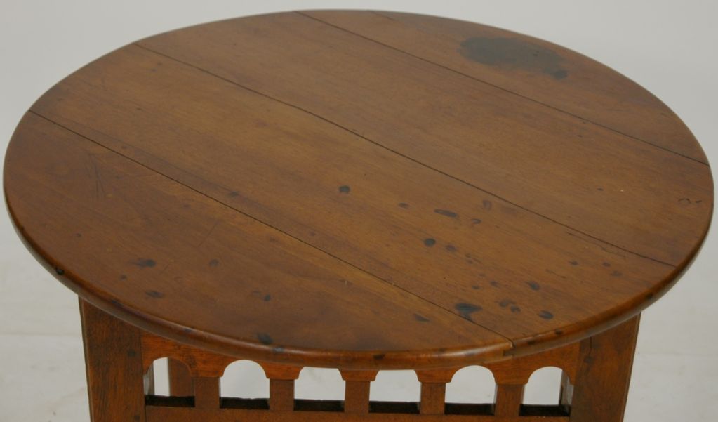 French Walnut Bistro Table