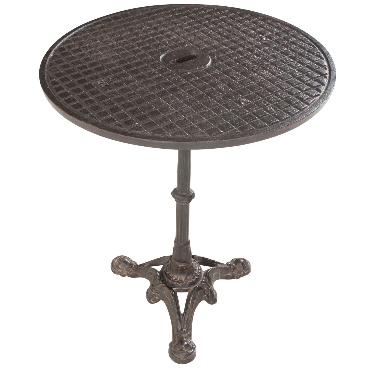 French 20th Century Man Hole Bistro Table