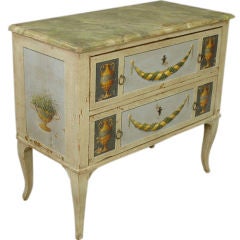 PAIR of Italian Painted Commodes