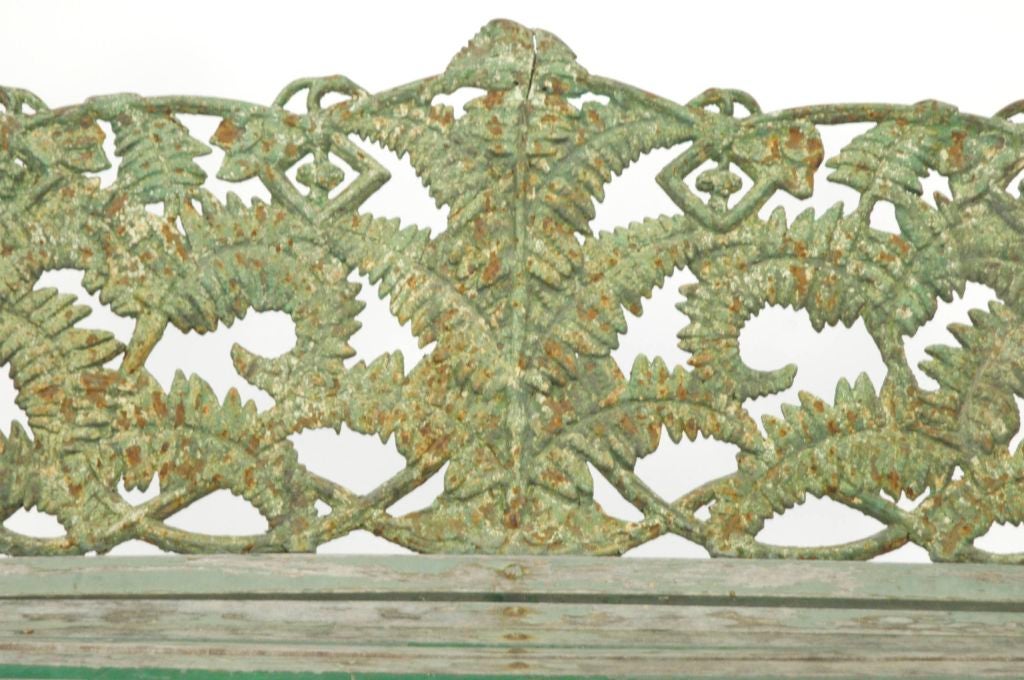 20th Century English Coalbrookdale Bench