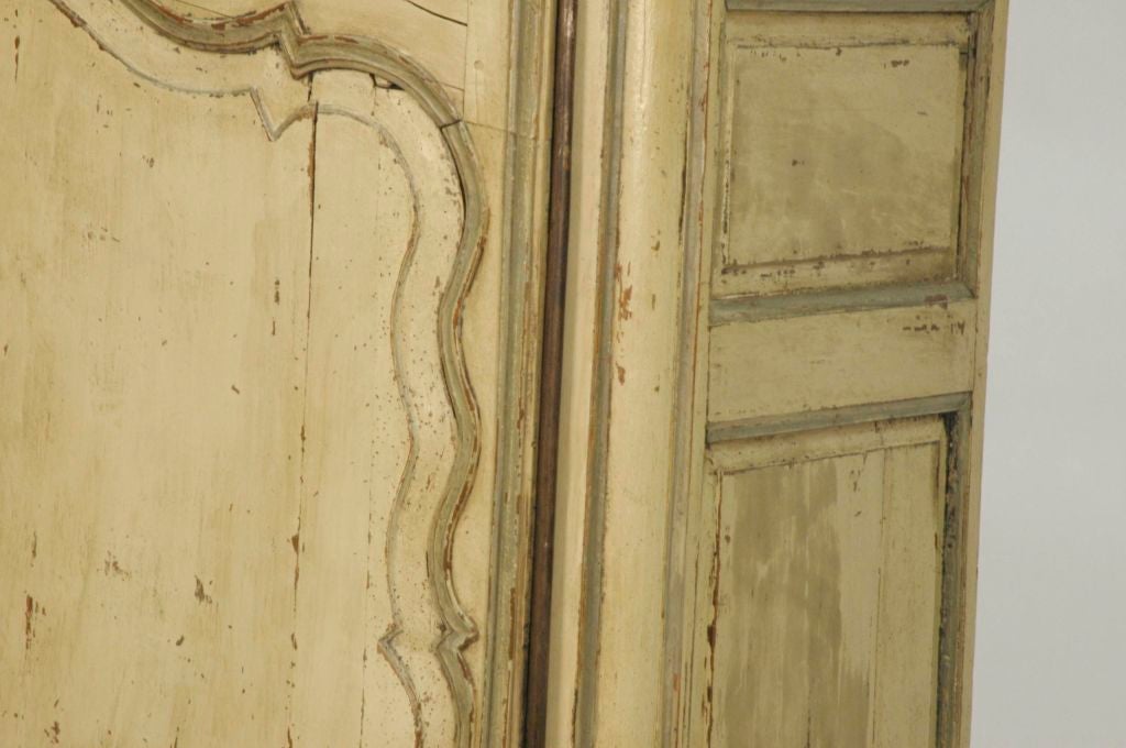 French 19th Century Painted Armoire 1