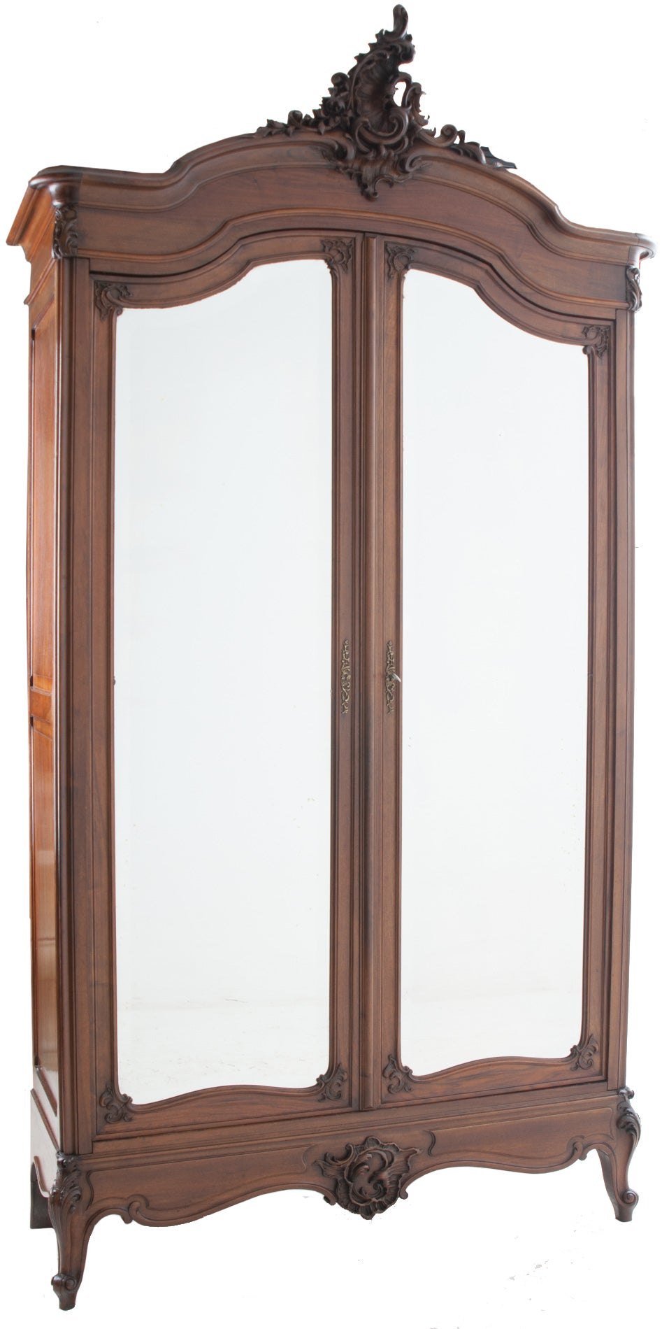 French Walnut Louis XV Style Armoire