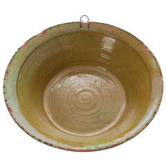 English 19th Century Glazed Mixing Bowl