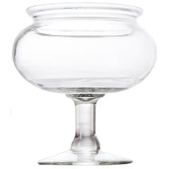 French 19th Century Glass Fish Bowl